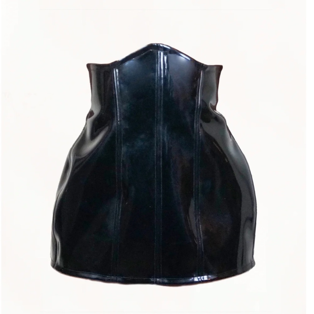 SOLD ON DEPOP From GRAYSCALE vinyl latex corset skirt